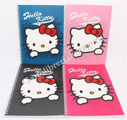 Quad. Maxi Spirale Rig. 5MM - Quadretti Senza Marigine Per 3-4-5 elementare medie e superiori Hello Kitty Shine