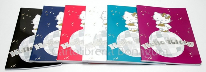 Quad. Standard Rig. Q - Quadretti Con Margine Per 3-4-5 elementare medie e superiori Hello Kitty Disco