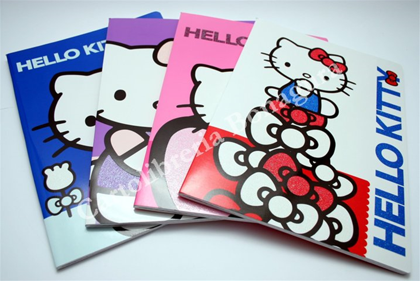 Quad. Standard Rig. C - 1 Rigo Con Margine Per 4-5 elementare medie e superiori Hello Kitty Papillon