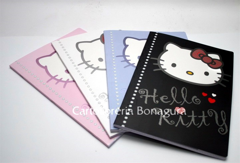 Quad. Standard Rig. C - 1 Rigo Con Margine Per 4-5 elementare medie e superiori Hello Kitty Brillant