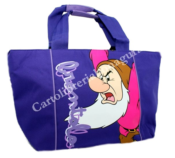Shopper Big Brontolo Viola Sette Nani Classic