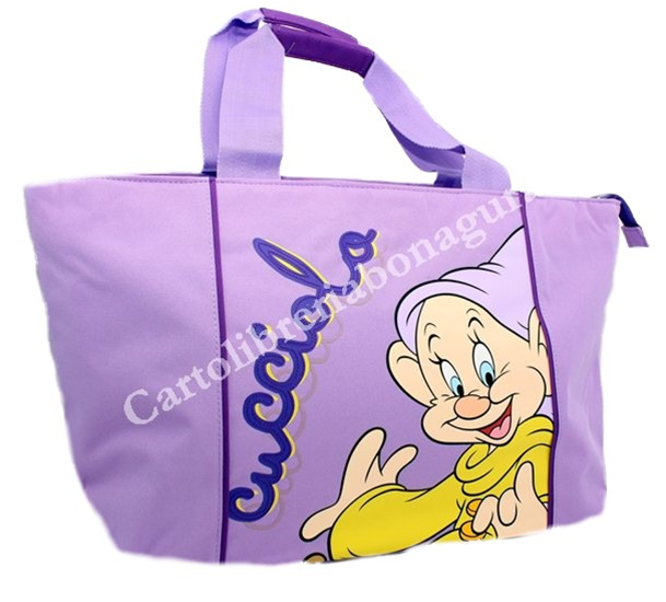 Shopper Big Cucciolo Lilla Sette Nani Classic