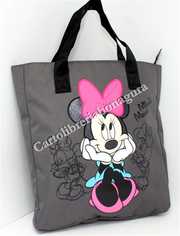 Shopper Big Grigio Mickey E Minnie Fashion