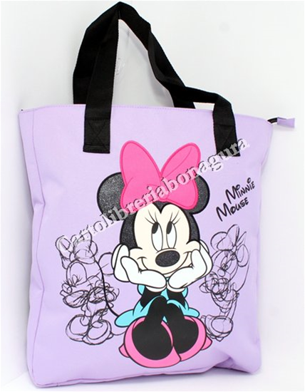 Shopper Big Lilla Mickey E Minnie Fashion