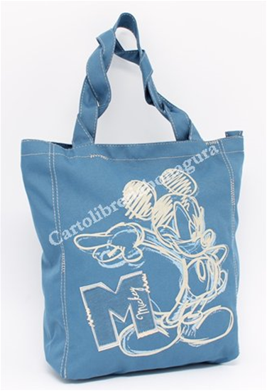 Shopper Easy Blu  Mickey&Minnie
