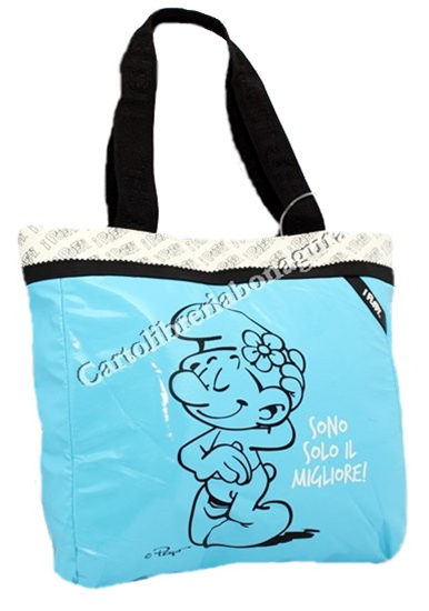 Shopper Fantasy Vanitoso Puffi Blu