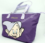 Shopper Orizzontale Viola Cucciolo Sette Nani Fashion Style