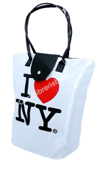 Shopper Paris Bianca I Love NY