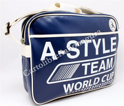Tracolla Orizz. Blu Ecopelle A-Style