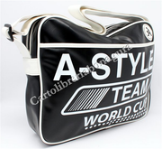 Tracolla Orizz. Nero Ecopelle A-Style