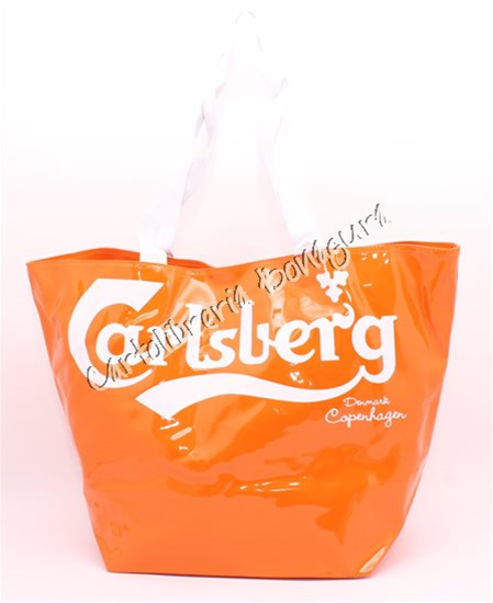 Shopper Maxi Arancio Carlsberg