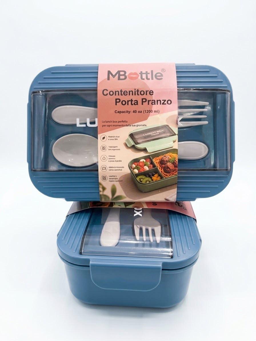 Contenitore Porta Pranzo Blu Mille Baci (1200 ml)