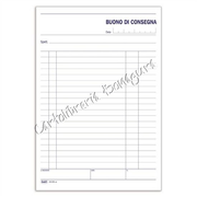 Blocco Buoni Di Consegna 16,5 x 24 cm