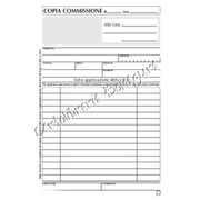 Blocco Copia Commissione 2 Copie A5