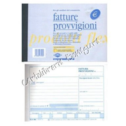 Blocco Fatture Provvigioni 2 Copie A5