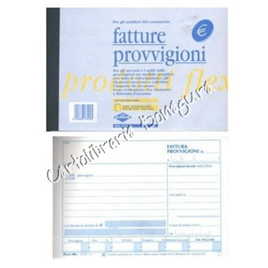 Blocco Fatture Provvigioni 2 Copie A5