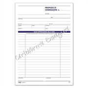 Blocco Proposta Di Commissione 2 Copie A4