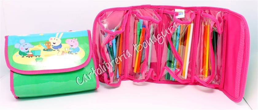 Astuccio Peppa Pig Organizzato Pieghevole