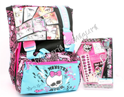 Zaino Sdopp.Le Big C/Monster Nails Fucsia/Nero Monster Hig
