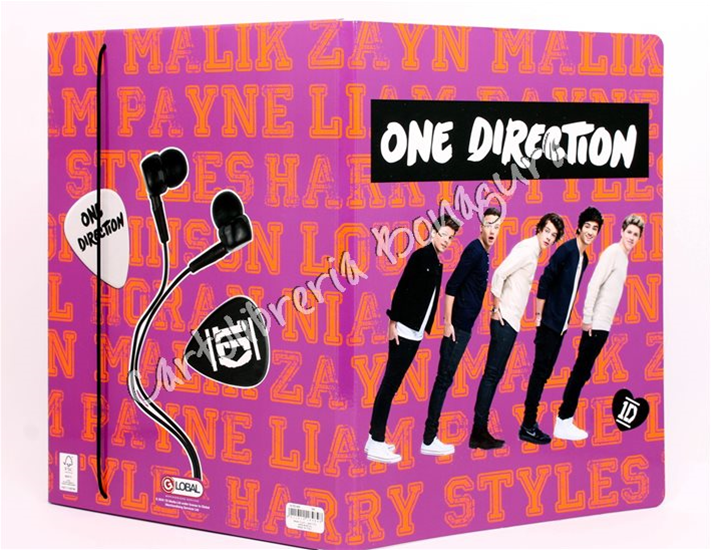 Cartella Porta Disegni Arancio/Viola I <3 One Direction