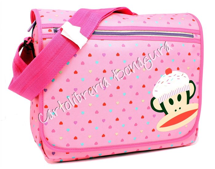Courier Bag Rosa Paul Frank Girls