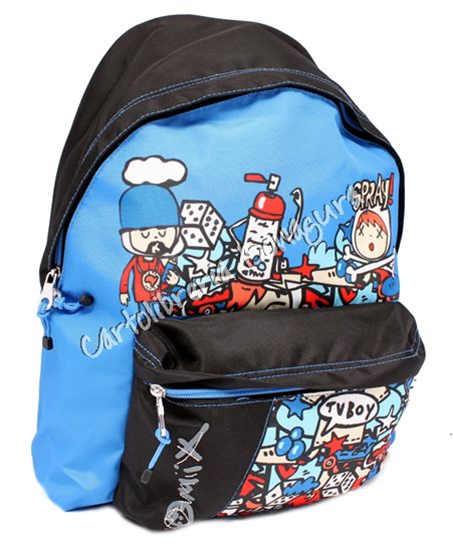 Zaino Americano Nero/Azzurro Pop Comix Limited