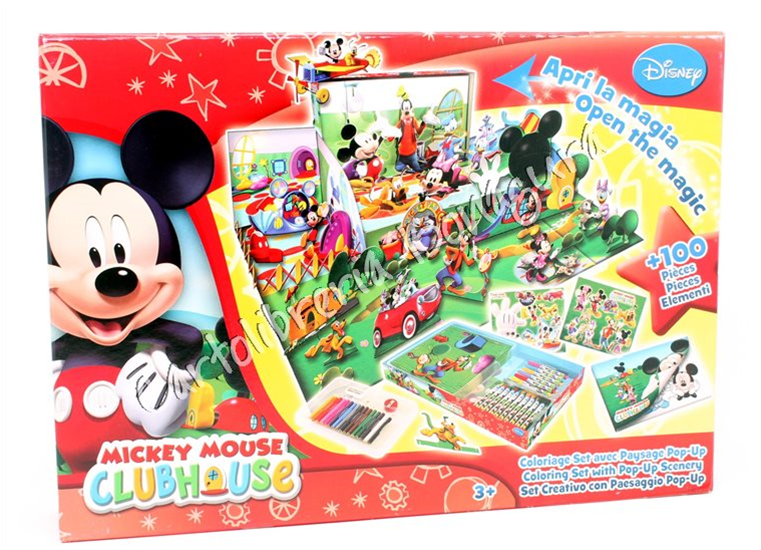Set Creativo con Paesaggio Pop-Up Topolino
