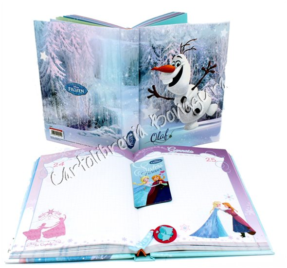 Diario Standard 12M Olaf Frozen by Accademia