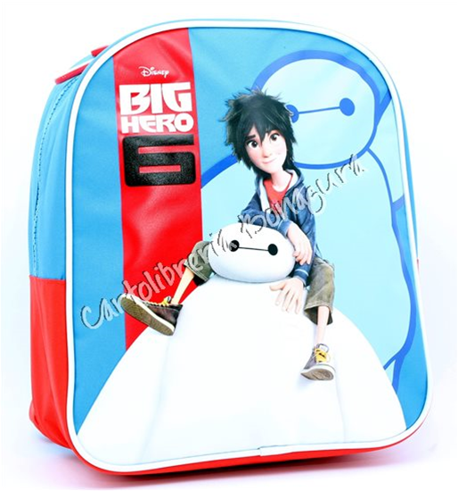 Zaino Asilo Basic Azzurro Big Hero