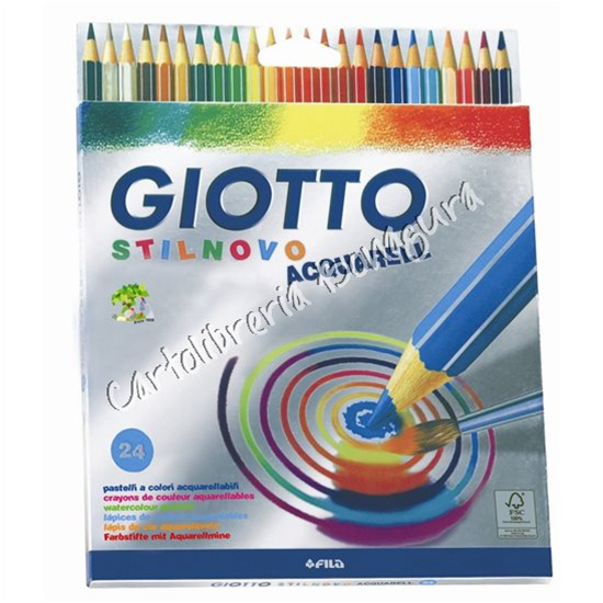 Pastelli Acquerellabili Giotto Stilnovo (conf. 24)