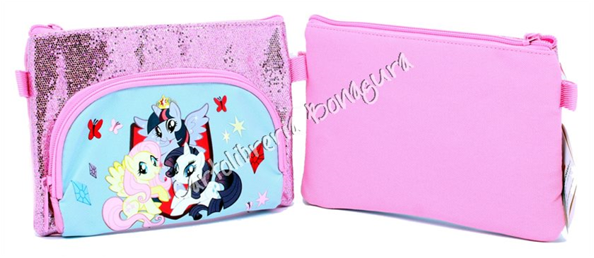 Busta Big 2 Zip Azzurro My Little Pony