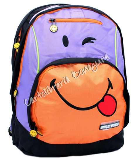 Zaino Organizzato Glicine Smiley World