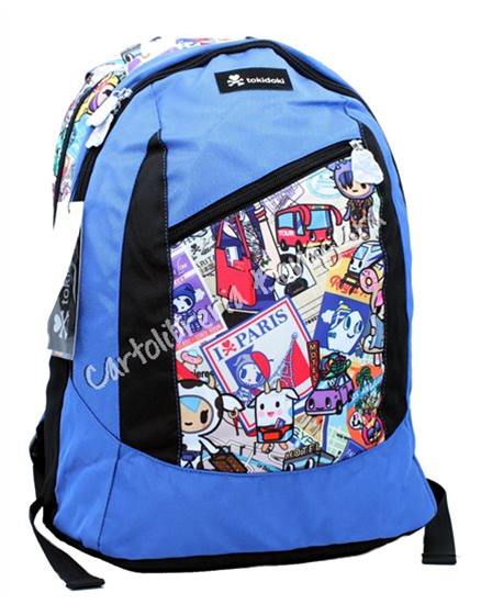 Zaino Organizzato Blu Tokidoki