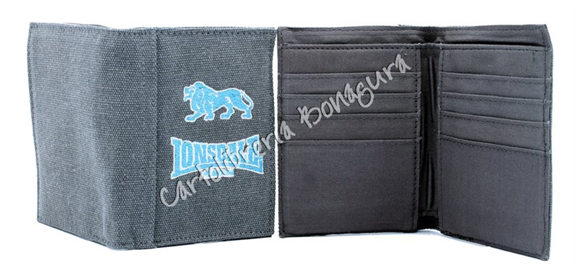 Portafoglio Verticale Azzurro Lonsdale