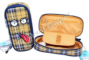 Bustina Round Plus Blue Plaid Face Fantasy Invicta