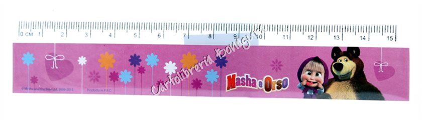 Righello 15 cm Masha e Orso