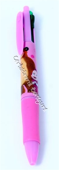 Penna 4 Colori Rosa Masha e Orso