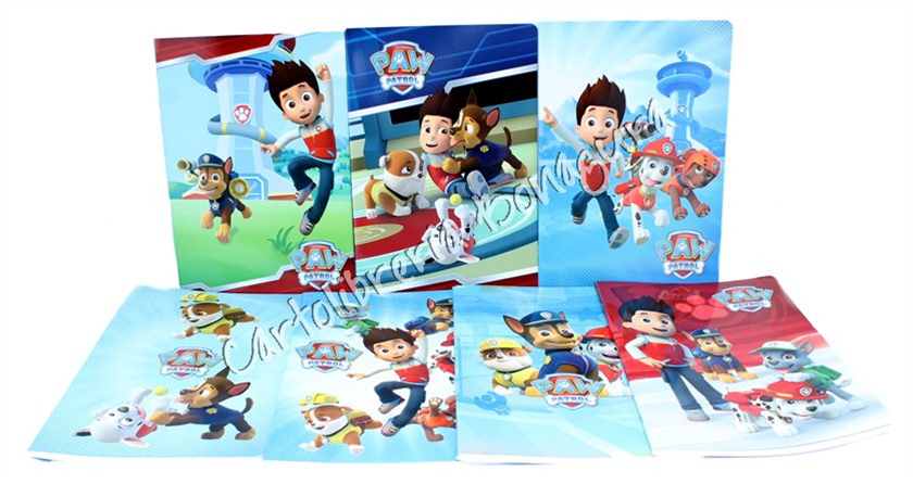 Quad. Maxi Rig. Q - Quadretti Con Margine Per 3-4-5 elementare medie e superiori Paw Patrol