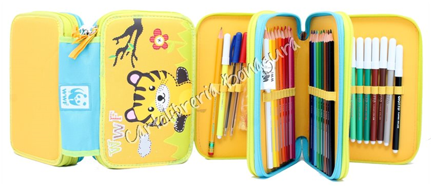 Astuccio 3 Zip WWF