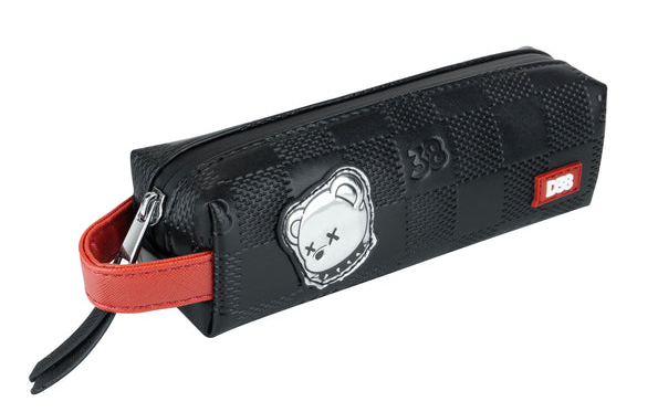 Astuccio Quadrato Nero Chrome Disegno38