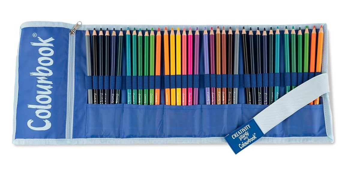Rotolo Pastelli (36 pz) Bicolor Blu Colourbook
