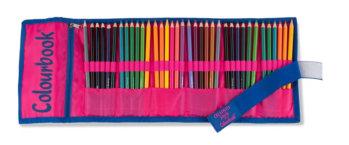 Rotolo Pastelli (36 pz) Bicolor Fucsia Colourbook