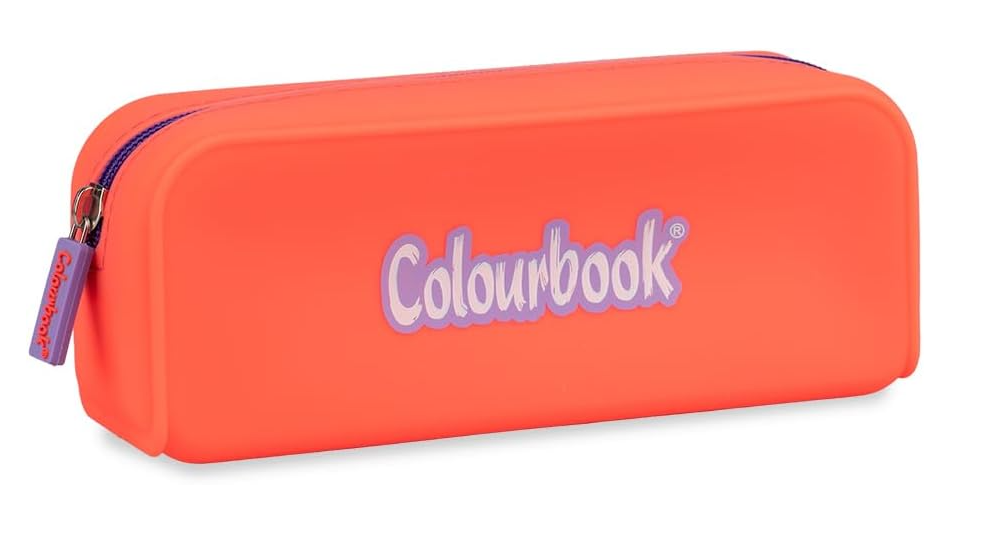 Bustina Silicone Goommy Bicolor Arancio Colourbook