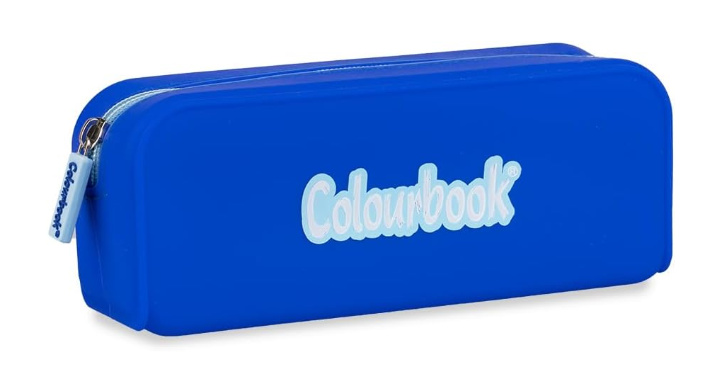 Bustina Silicone Goommy Bicolor Blu Colourbook