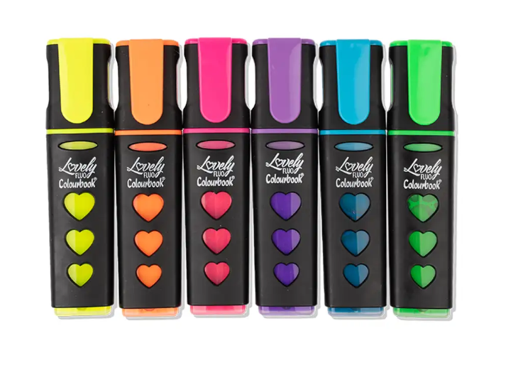 Evidenziatore Liquido Lovely Fluo Colourbook