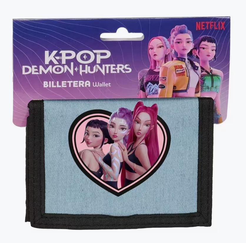Portafoglio Azzurro K-Pop Demon Hunters
