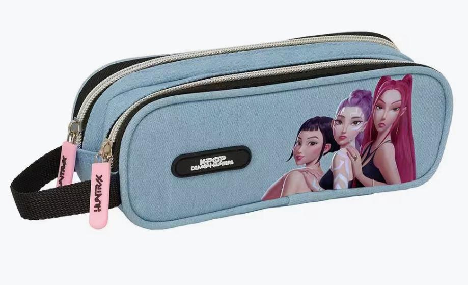 Bustina Astuccio Doppio Azzurro K-Pop Demon Hunters